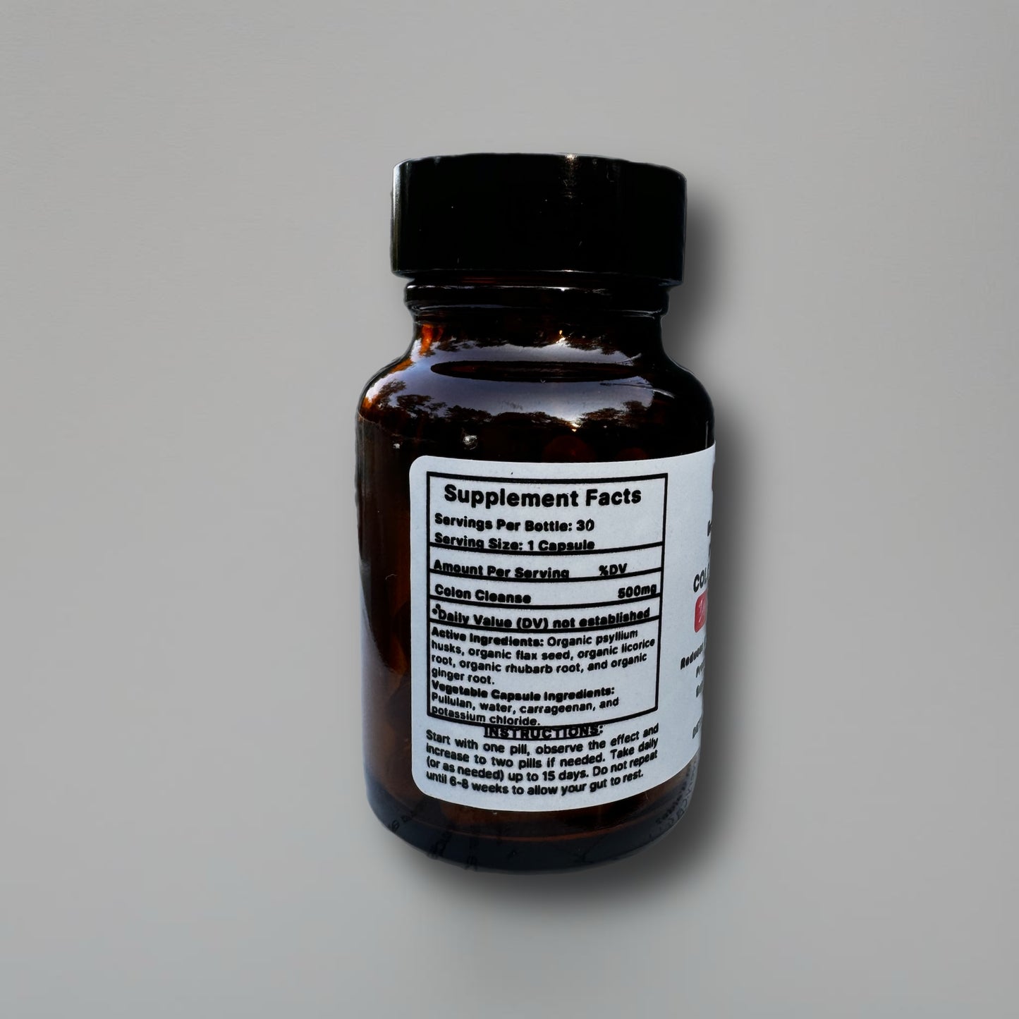 Organic Colon Cleanse Herbal Detox