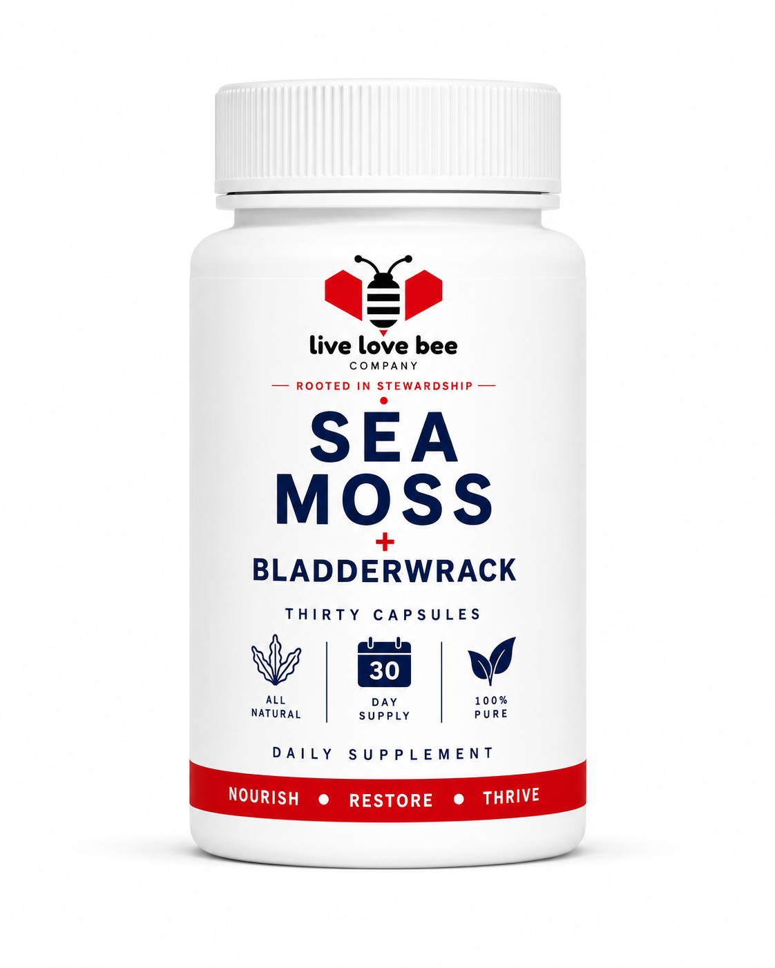Sea Moss + Bladderwrack Capsules (60ct)