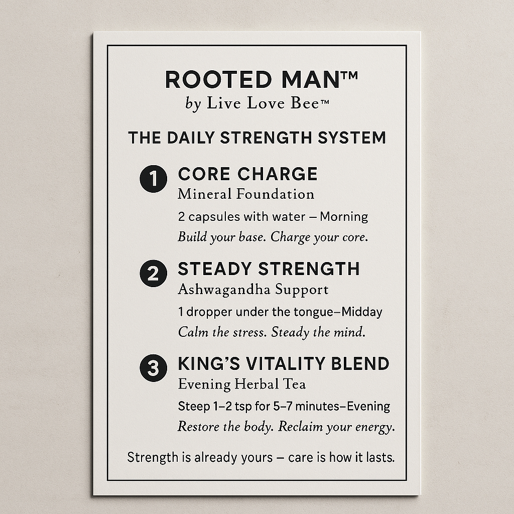 ROOTED MAN™ by Live Love Bee™