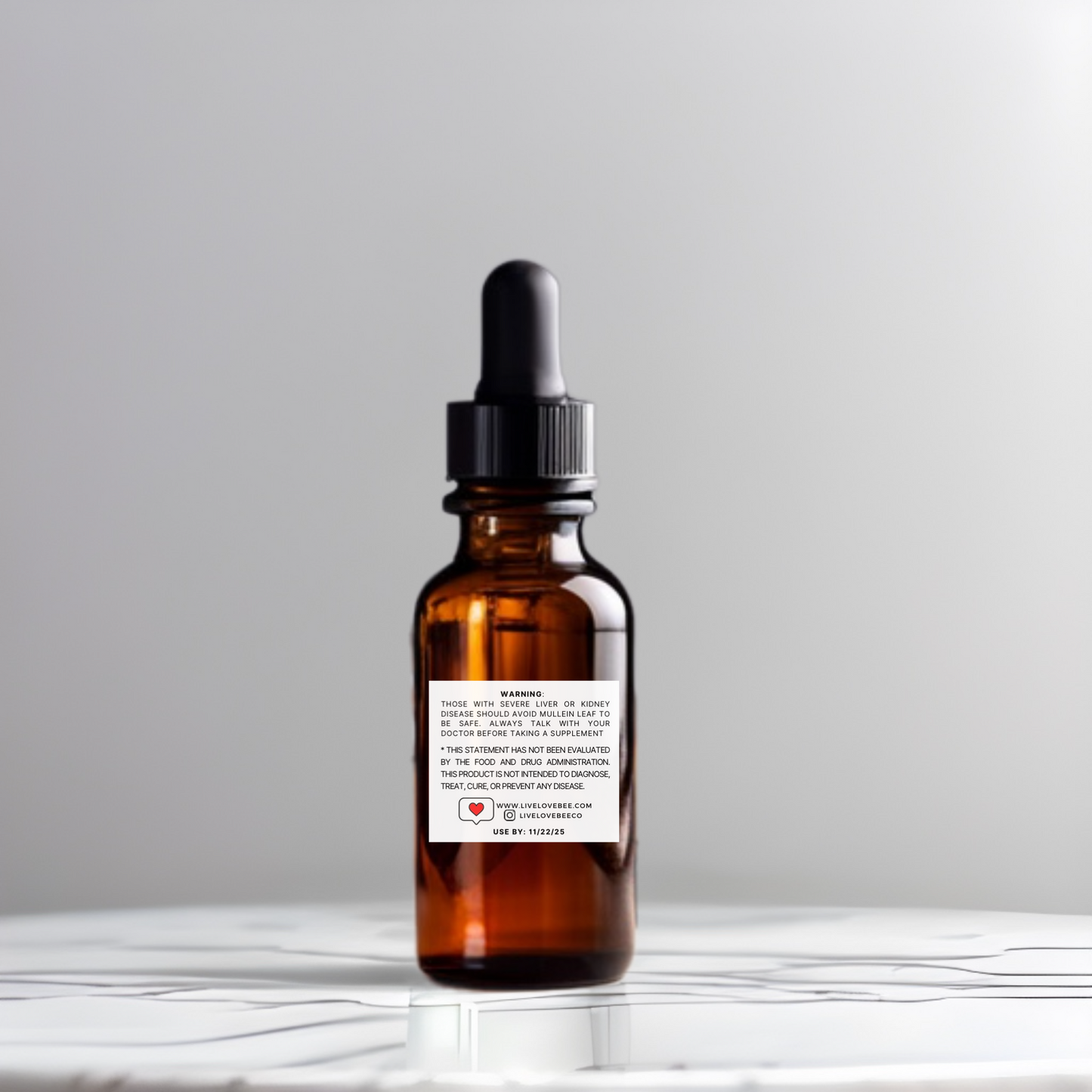 Organic Mullein Leaf Tincture (1 oz)