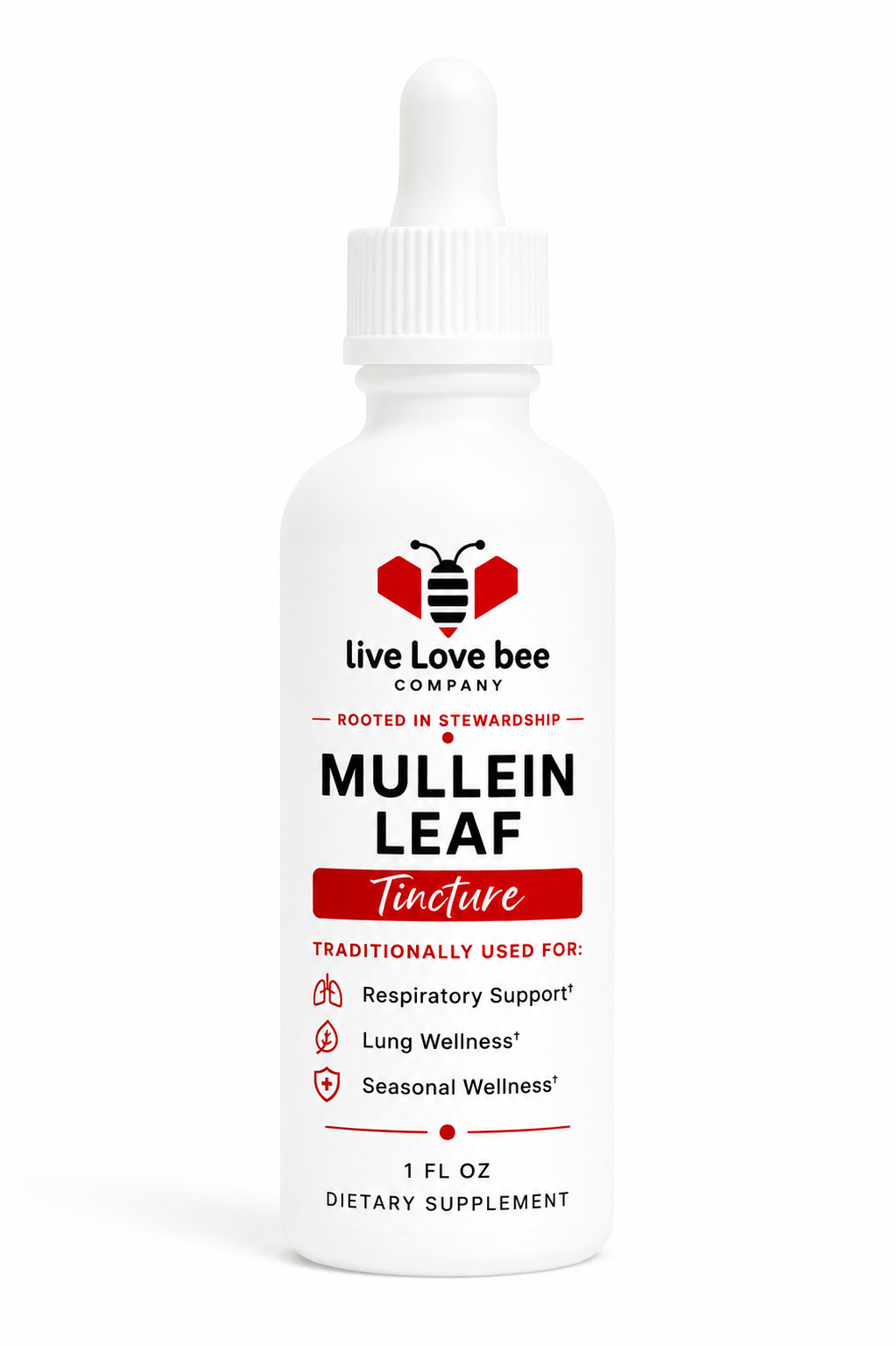 Organic Mullein Leaf Tincture (1 oz)
