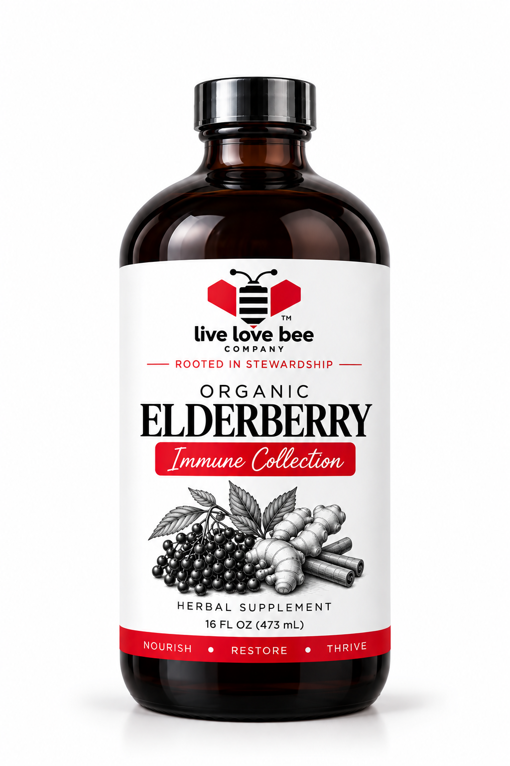 Infused Elderberry Syrup