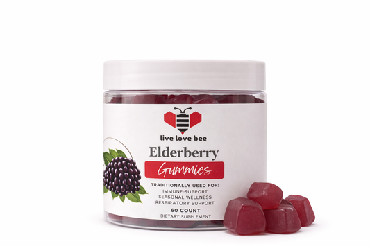Elderberry Gummies | Immune & Respiratory Support | Vegan | 60 Count