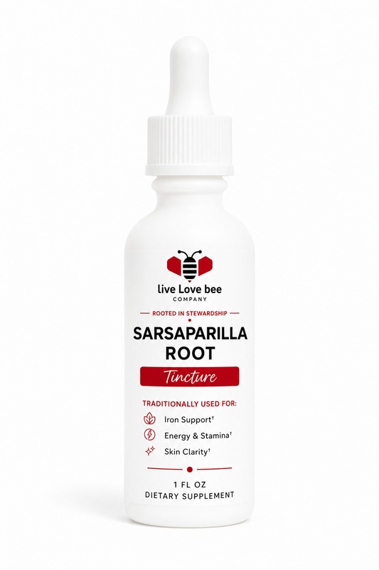 Sarsaparilla Root Vitality™ Tincture | Iron Support & Natural Energy | 2 oz