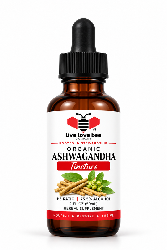 Organic Ashwagandha Tincture (1oz)