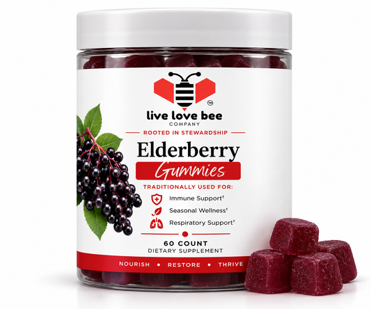 Elderberry Gummies | Immune & Respiratory Support | Vegan | 60 Count