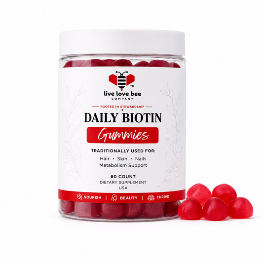 Daily Biotin Gummies 10,000 mcg | Hair, Skin & Nail Support | 60 Vegan Gummies