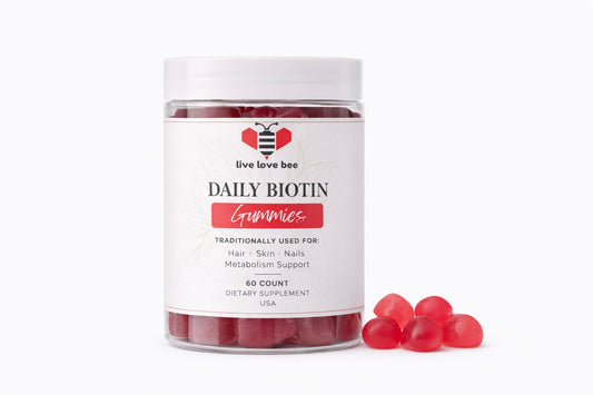 Daily Biotin Gummies 10,000 mcg | Hair, Skin & Nail Support | 60 Vegan Gummies