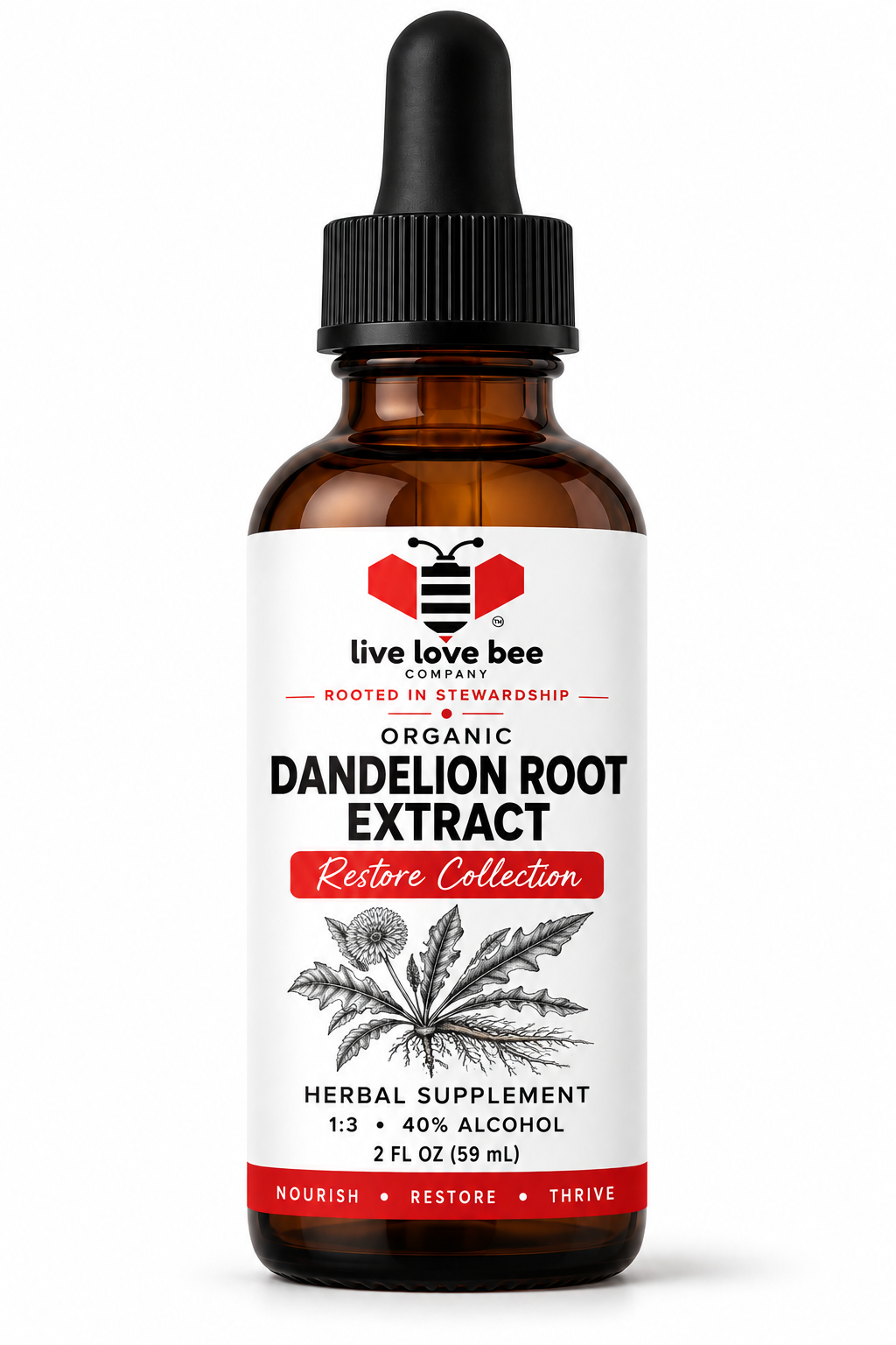 Dandelion Root Tincture Organic (2oz)