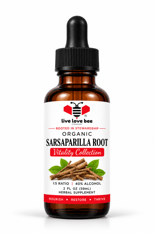 Sarsaparilla Root Vitality™ Tincture | Iron Support & Natural Energy | 2 oz
