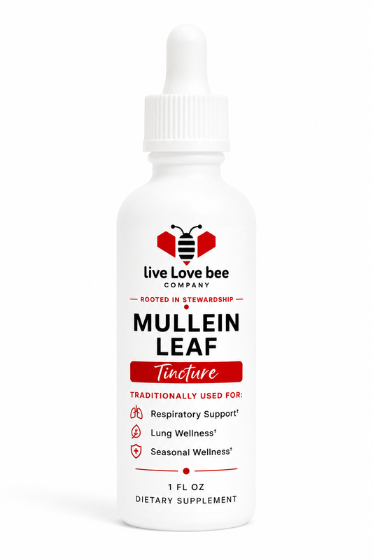 Organic Mullein Leaf Tincture (1 oz)